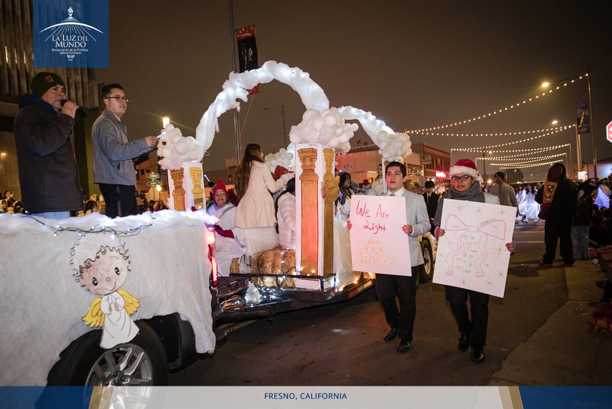 lldmfresno's tweet photo. Participación Histórica del Coro de la Iglesia La Luz del Mundo en el Desfile Navideño de Fresno
Sábado 13 de diciembre de 2025

#LLDM #LLDMFRESNO #ElAmorNosune #WeAreLight https://t.co/SCXG72NLW0