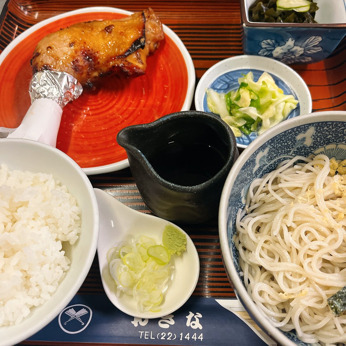 本日のランチ　#クリスマスの約束　#蕎麦処　#八戸おきな　1年の感謝を込めて個数制限なしですが無くなり次第終了です