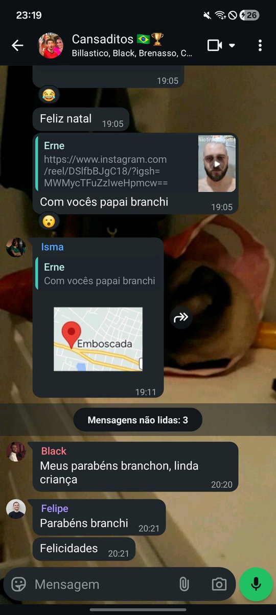 BreakBreakStJ's tweet photo. Ja até me perdi no personagem. To achando que sou pai msm https://t.co/4DntZ7dkUL