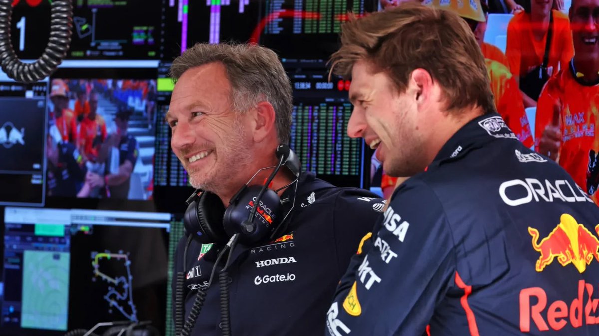 ThisIsFormu1a1's tweet image. 🚨| Max Verstappen reveals continued contact with Christian Horner:

— Max Verstappen disclosed that he maintained communication with Christian Horner following Horner's departure from the Red Bull Team Principal role. Speaking to media, Verstappen shared:

“Things weren't going…