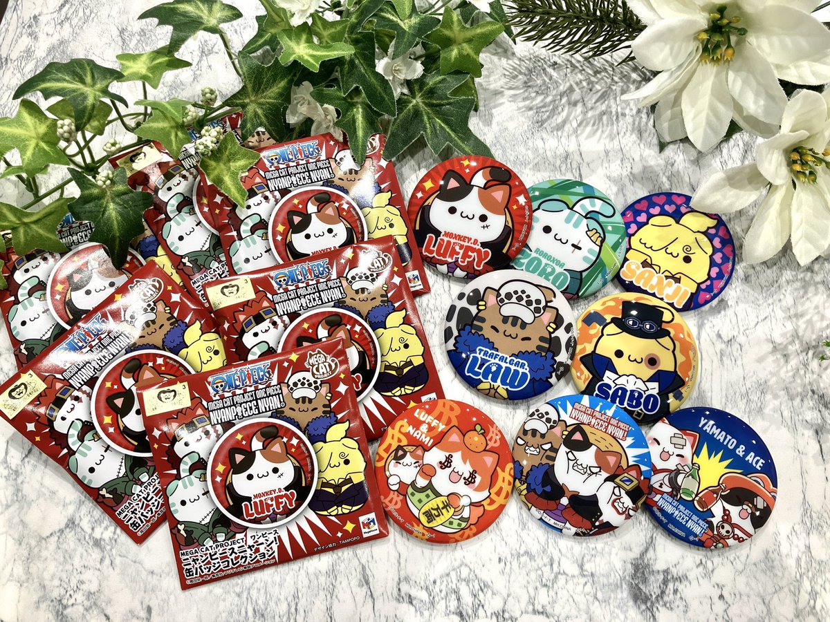 再入荷】 MEGA CAT PROJECT ワンピース ニャンピースニャーン！ 缶