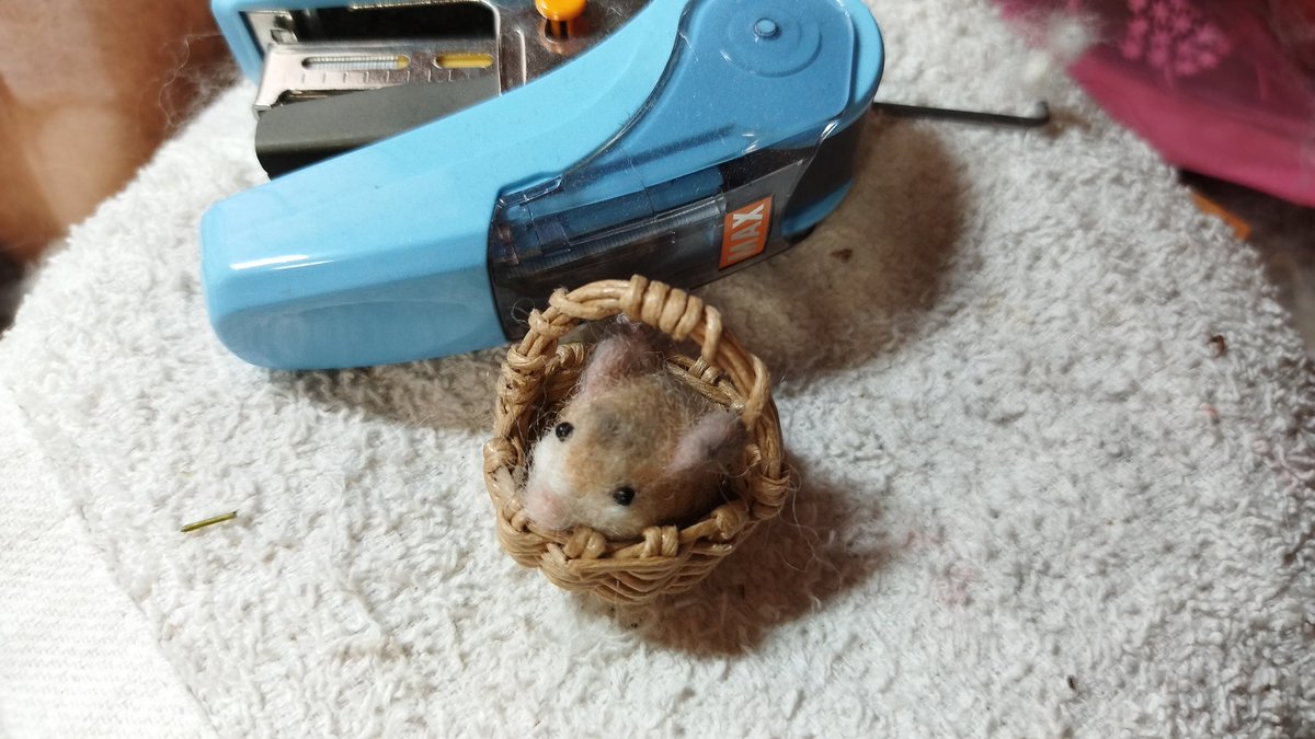 ちょっと大きかったので作り直しをして でもこの大きさ何かに使えるだ