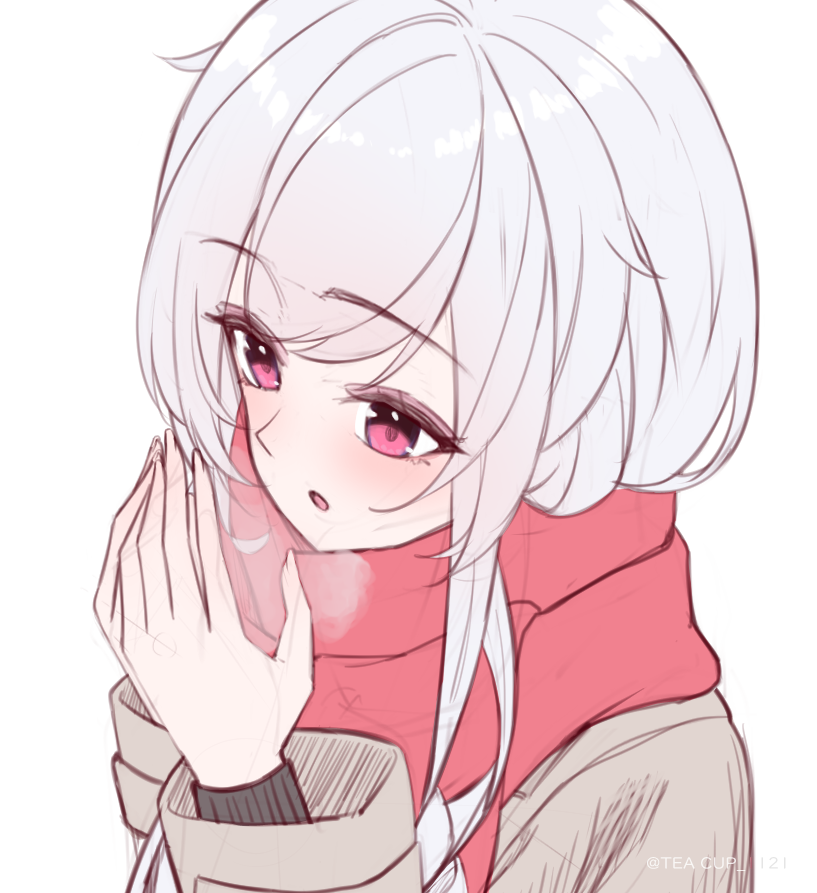 「聖誕節快樂 塗了幾張蒂兒,天氣冷大家要注意保暖 #DearArt」|TeaCup_1121のイラスト