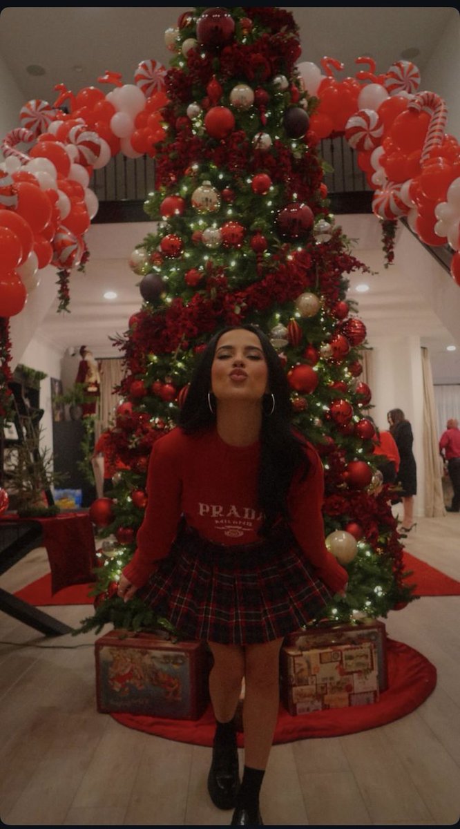 merry christmas eve!!!❤️ • <a href="/iambeckyg/">Becky G</a>