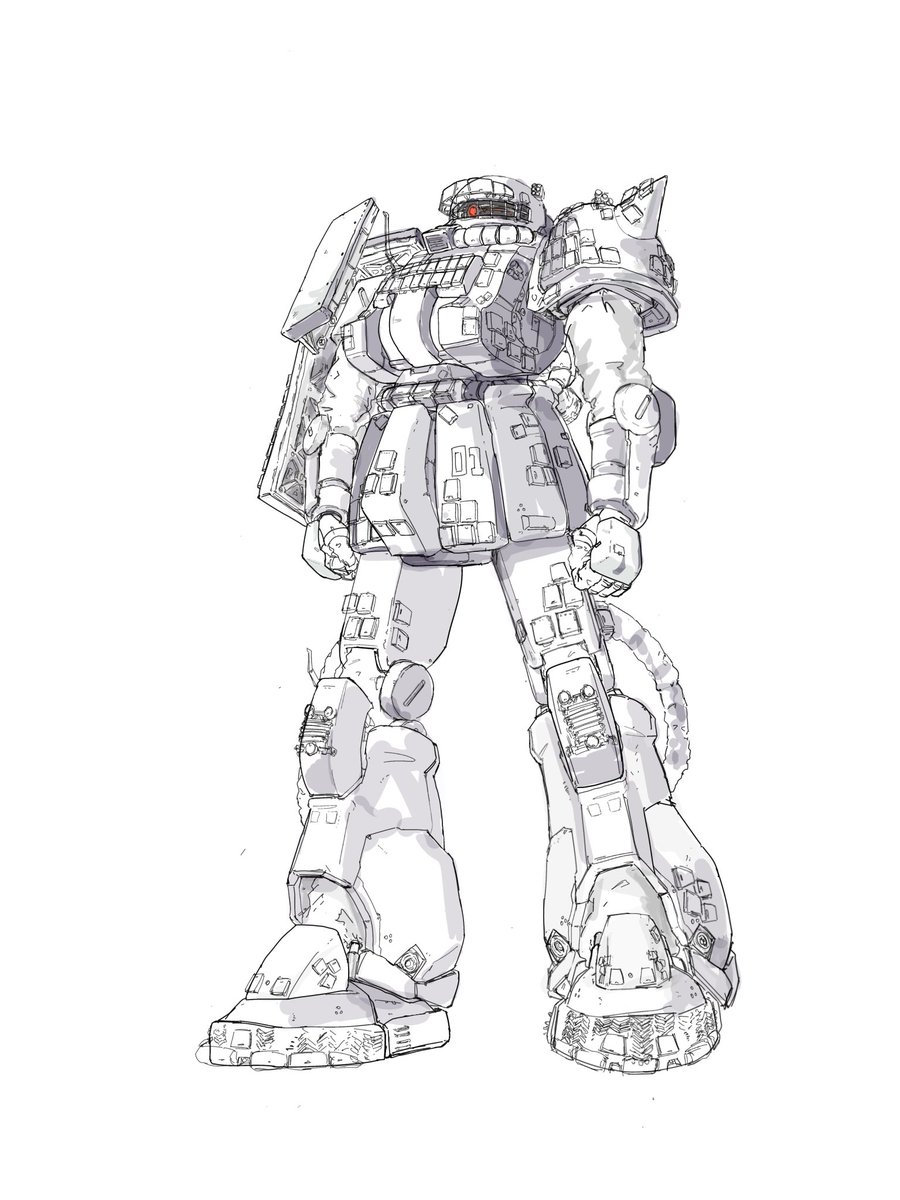 tikasame325's tweet photo. モビルスーツに爆発反応装甲は要ると思いますか？
ちなみに私は大好きです。
まあ、MSVという事で､､､
#ガンダム  #メカ https://t.co/yPoXP9my3R