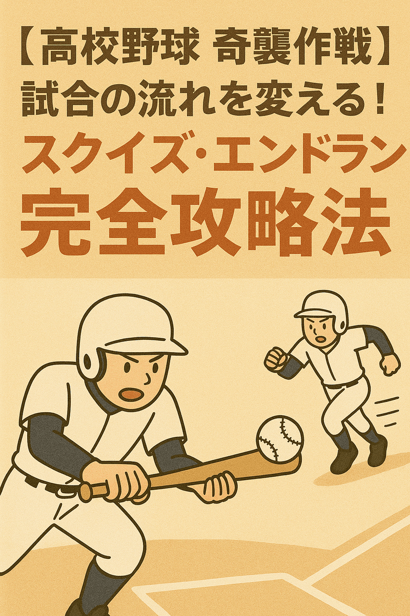 bbaseball2018's tweet photo. 【高校野球　奇襲作戦】試合の流れを変える！スクイズ・エンドラン完全攻略法 https://t.co/zJMRDjRvXB https://t.co/xbPuOyitQr
