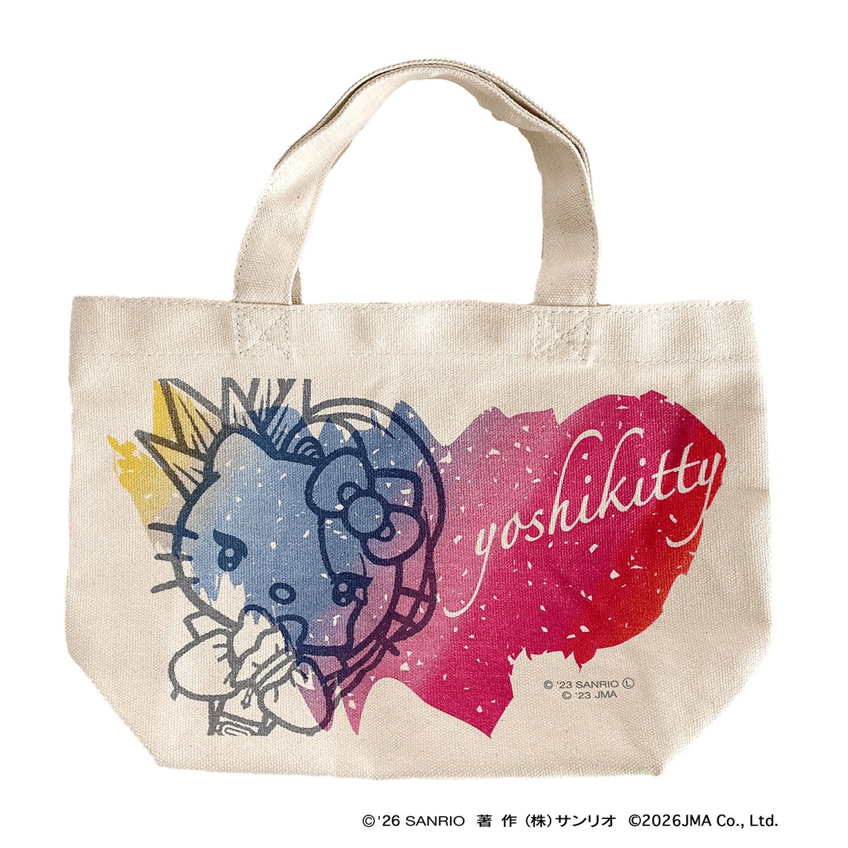 ⭐ランチトートバッグ・Xポーズ ⭐ ビビッドカラーが目立つXポーズ