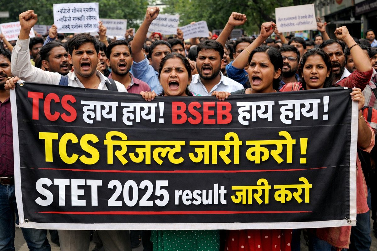 बिहार विद्यालय परीक्षा समिति (BSEB) और TCS छात्रों के साथ अत्याचार करना बंद करो , STET 2025 का रिजल्ट जल्द से जारी हो। 

#ReleaseSTETresult 

<a href="/officialbseb/">Bihar School Examination Board</a>
<a href="/TCS_iON/">TCS iON</a> 
<a href="/TCS/">Tata Consultancy Services</a> 
<a href="/_biharteacher/">शिक्षा सारथी</a>