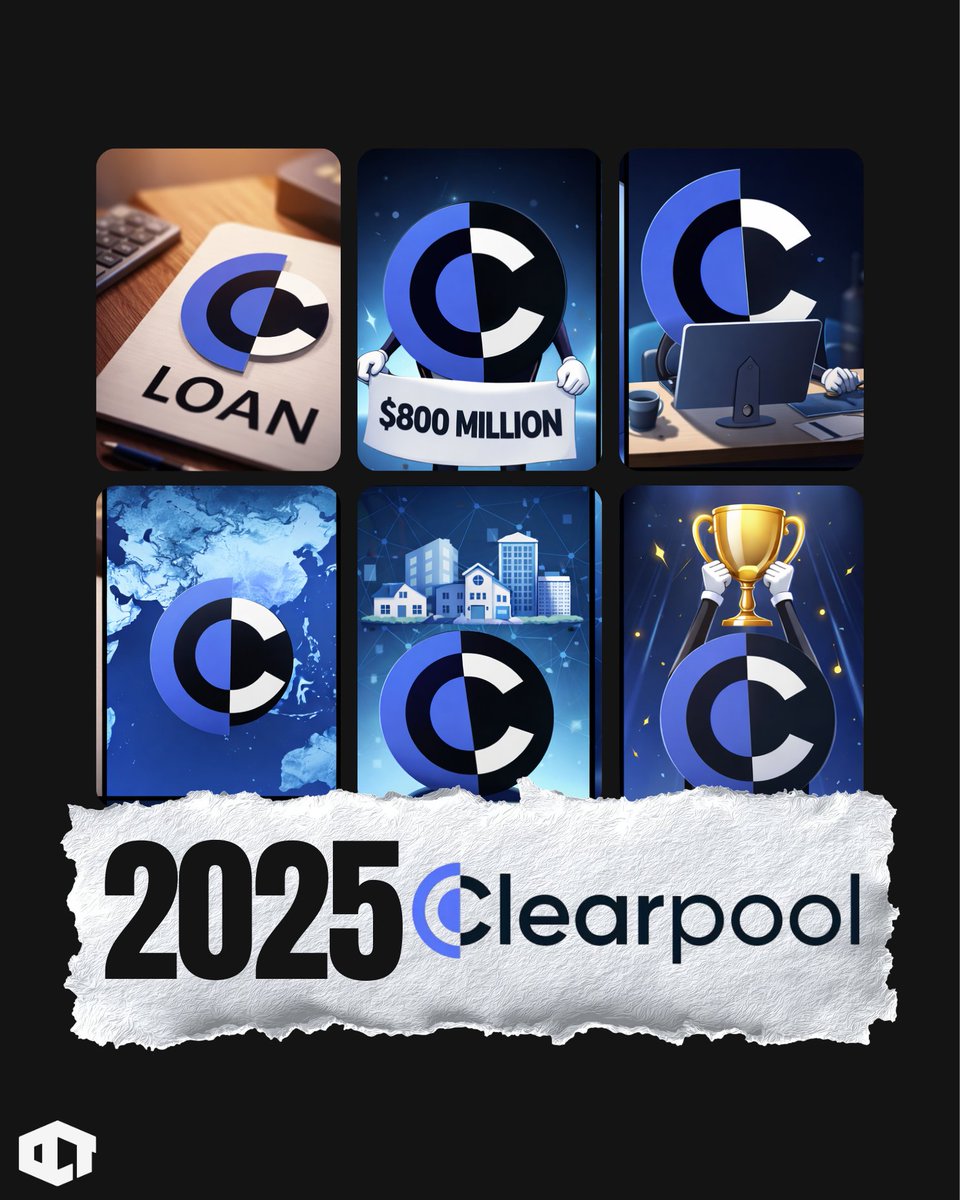 In 2025, $CPOOL | @ClearpoolFin achieved several major milestones that  demonstrated strong growth in on-chain credit, real-world assets (RWAs),  and stablecoin infrastructure. These updates combine measurable performance  metrics with important product ...