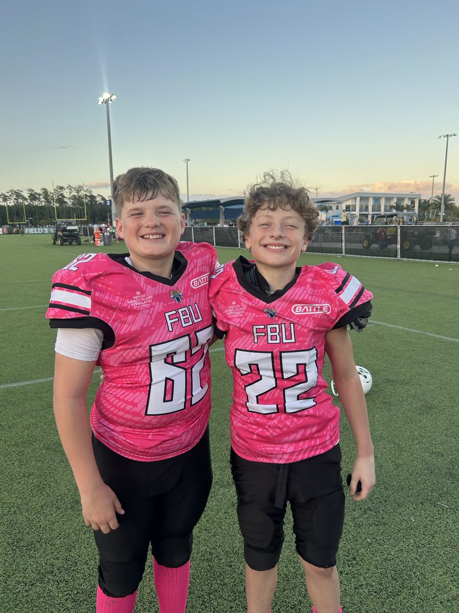 From the diamond to the gridiron 💥
Shoutout to Omaha Nationals 13U players Ryne &amp; Chuck for competing at Football Nationals and representing Nebraska! Built different. 👏
