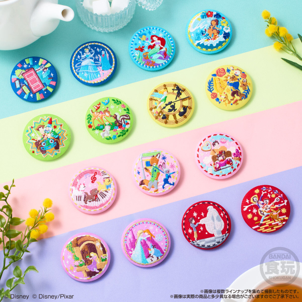 ディズニー 刺繍缶バッジ 2弾💕 12/22～入荷🎉ズートピア も可愛い