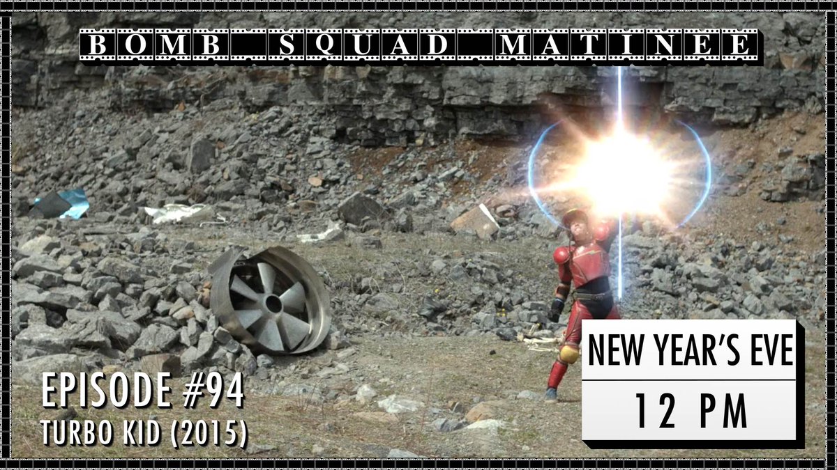 Subscribe!: bit.ly/3dBnHe0

Bomb Squad will be taking this week off to celebrate the holidays, but we still have one more episode of Matinee left this year. Tune in on New Year's Eve at 12 PM CST for our episode on Turbo Kid! Be there or be square!