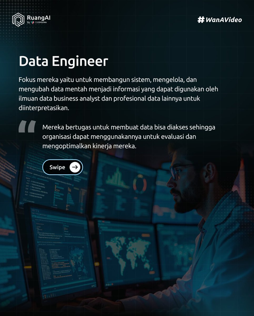 CodePolitan's tweet image. Karir yang akan tetap relevant di tahun 2026!!!

Cek 3 rekomendasinya diatas ya 👆😉✨

Yuk manfaatkan AI sebagai alat, apapun profesinya.. kamu tetap jadi pemeran utamanya~

Follow: @codepolitan dan @alibaba_cloud

#GenAIVideoFest #RuangAI