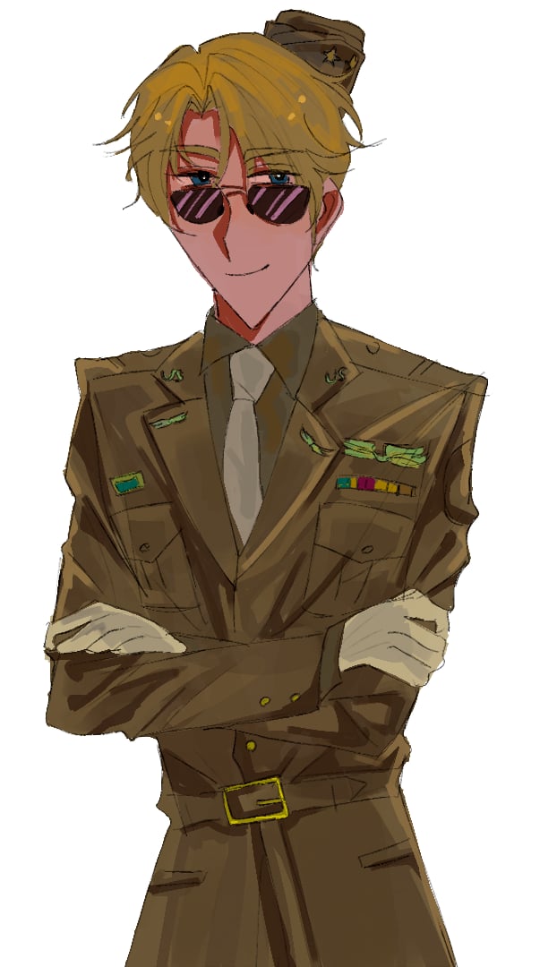 He is my fav oc, so I redraw 

From P-40 John Warhawk on itchio

#art #usaaf #ArtistOnTwitter #anime #vn #visualnovel #horrorgames