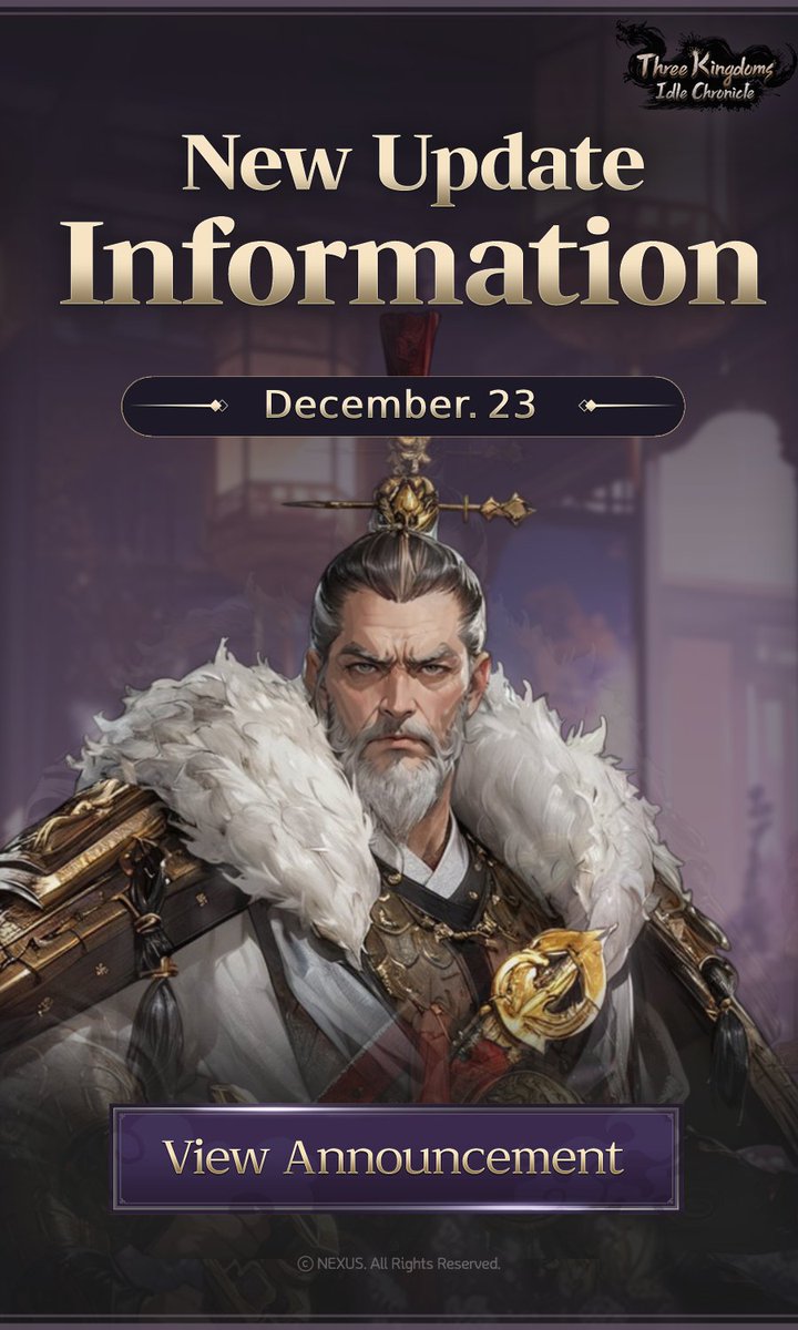 Three Kingdoms: Idle Chronicle tweet media