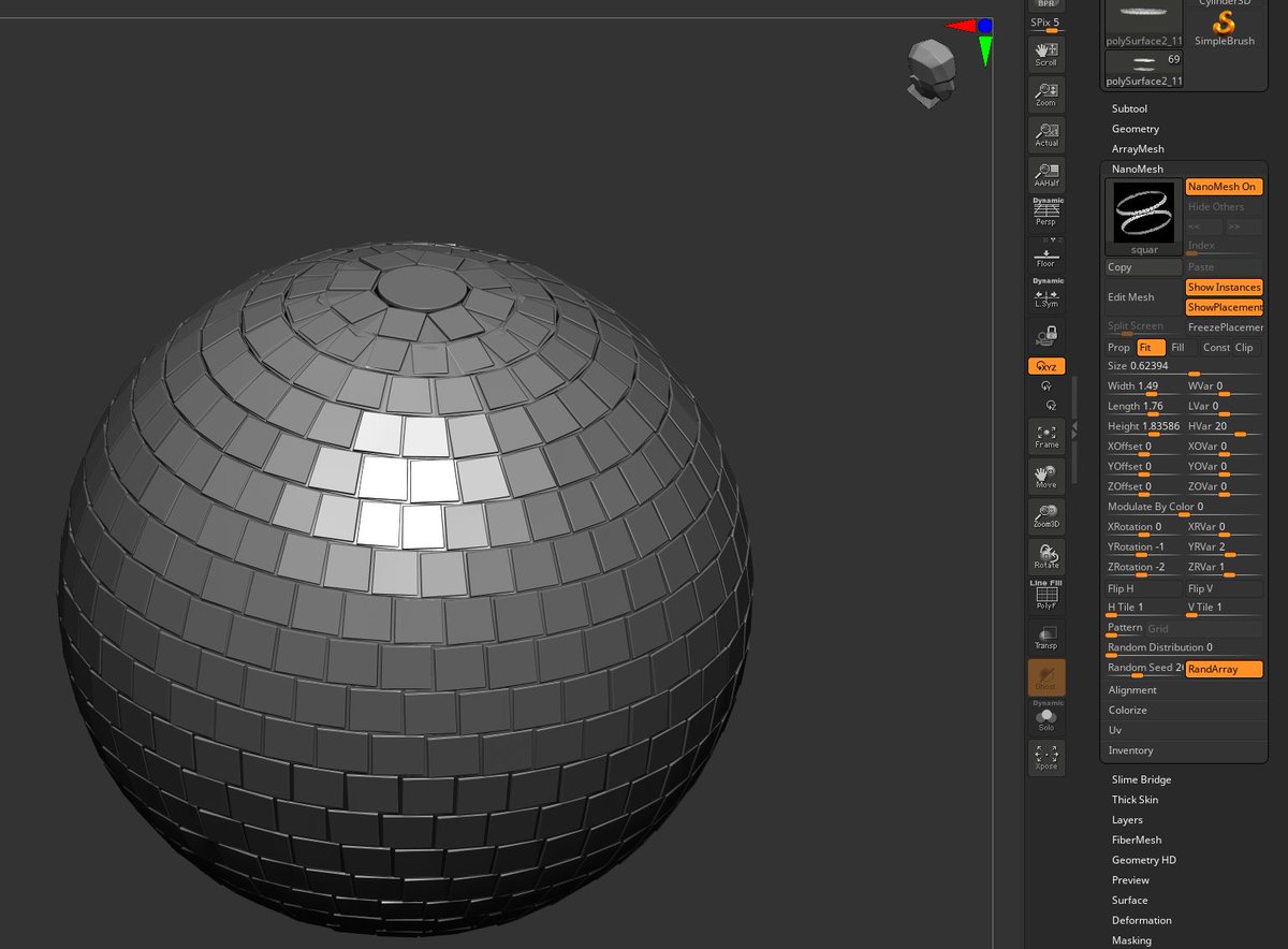 [wip] charm for <a href="/CounterStrike/">CS2</a> with
disco ball's glasses randomness with zbrush's NanoMesh