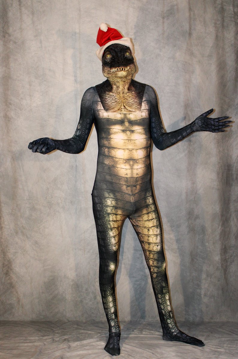 What?  You've never seen or heard of Santa Croc before?

#petsuit #spandex 

🐊 by <a href="/ImmortalMasks/">Immortal Masks</a> 
🪡 by <a href="/PETSUITFORFUN/">PETSUIT ペットスーツ</a>