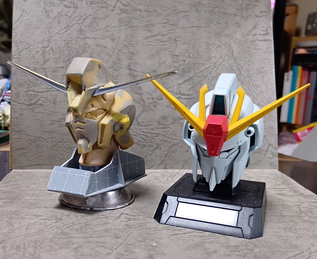 ダブルゼータの頭部ヘッドをガンダムヘッドコレクションのZガンダムと