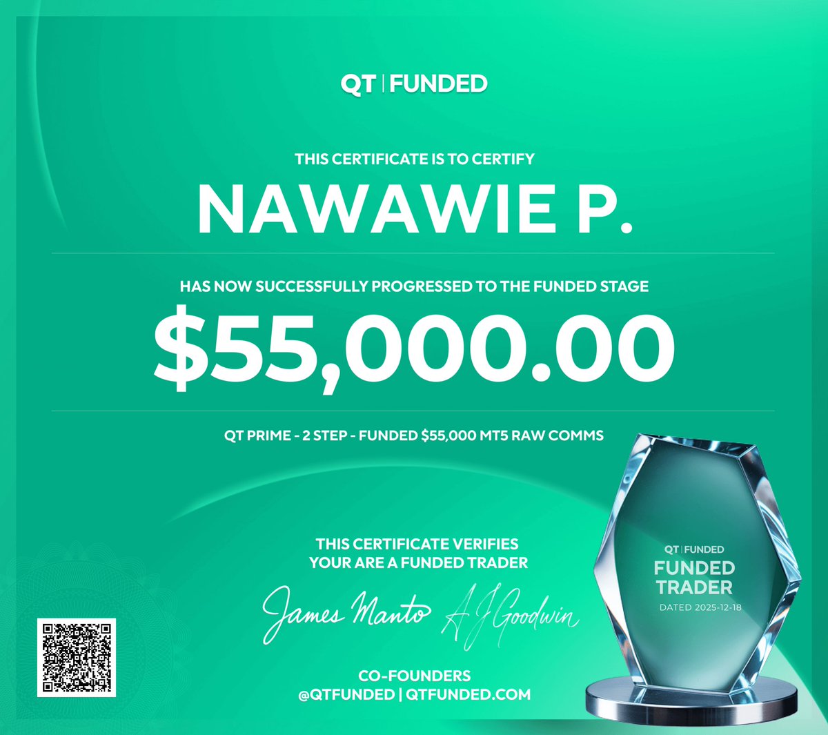 MambaTrdr777's tweet photo. 2025 trading journey 📈 -Started with $13 capital (5K acc)
-Now trading 50K–100K Accs. -200K total active funded Accs.
-6digit payouts in pesos
-secured another 6digit payout this month 2026 goal: 7-digit payouts. 🚀 Higher Goals. Same Mindset.
@AlphaCapitalUK 
#FundedTrader https://t.co/ZecVI5iCIE
