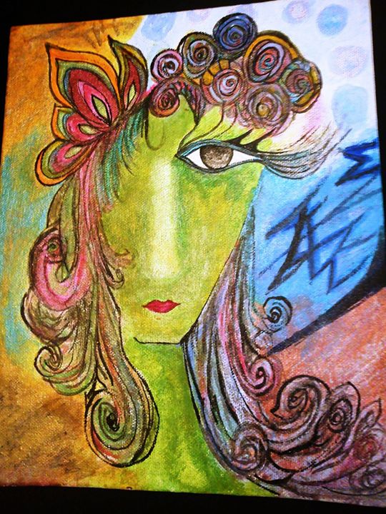 FunWithArts's tweet photo. Art of the Day! "Poison Ivy". Buy at: https://t.co/oRIo70BfYY https://t.co/IadZZEcHLq