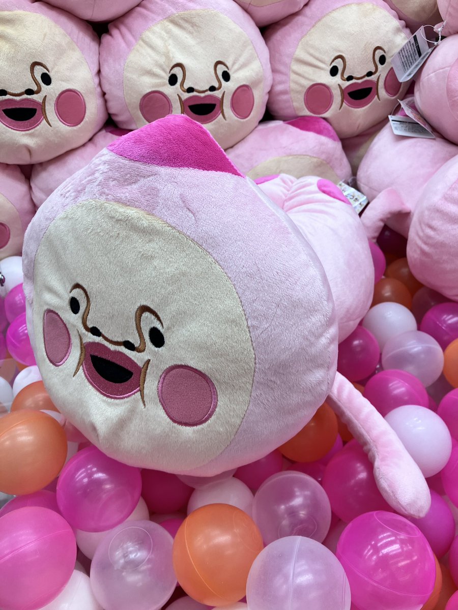 🍑1階プライズコーナー新商品🍑 こびとづかん寝そべりBIGぬいぐるみ