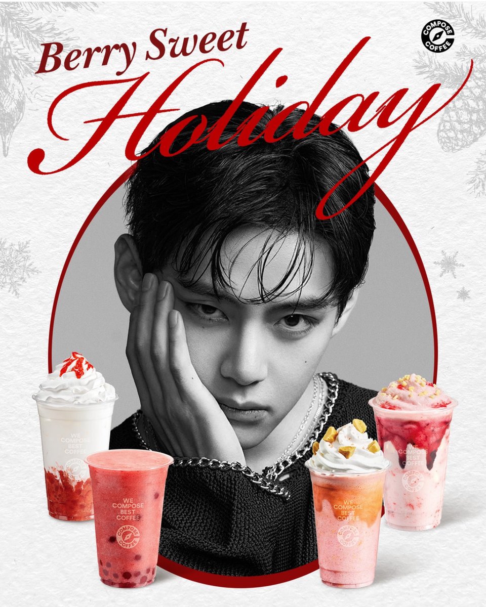 テテLOVE❤︎ページ 🧸Compose Coffee テテちゃんも来ましたよぉ〜🍓✨ 🧸Happy Holidays