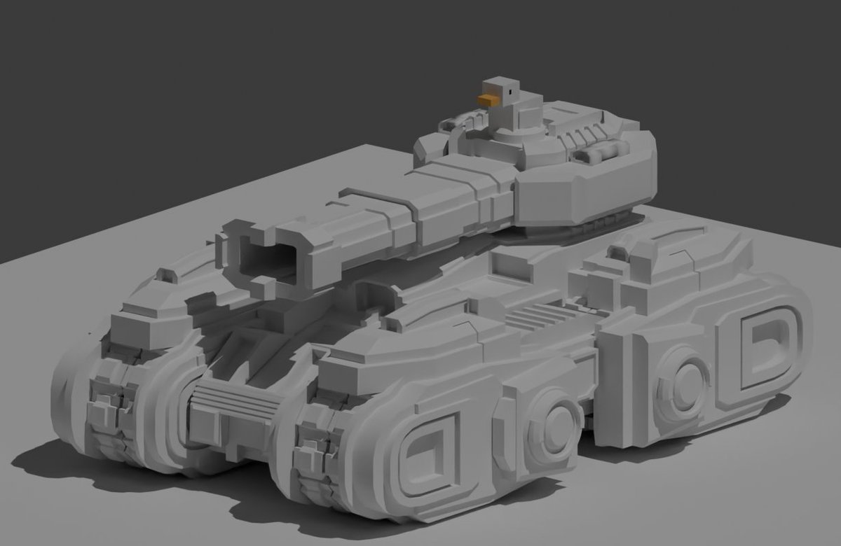 곽곽이씨의 비밀무기인 시즈탱크! 
낭만과 아름다움을 꽉꽉 담아... 꽉꽉!

#Blender #블렌더 #3D #오리 #SF #밀덕 #conceptart #Concept #Art #Starcraft #siege #siegetank #Duck #WAR #아트 #트친소