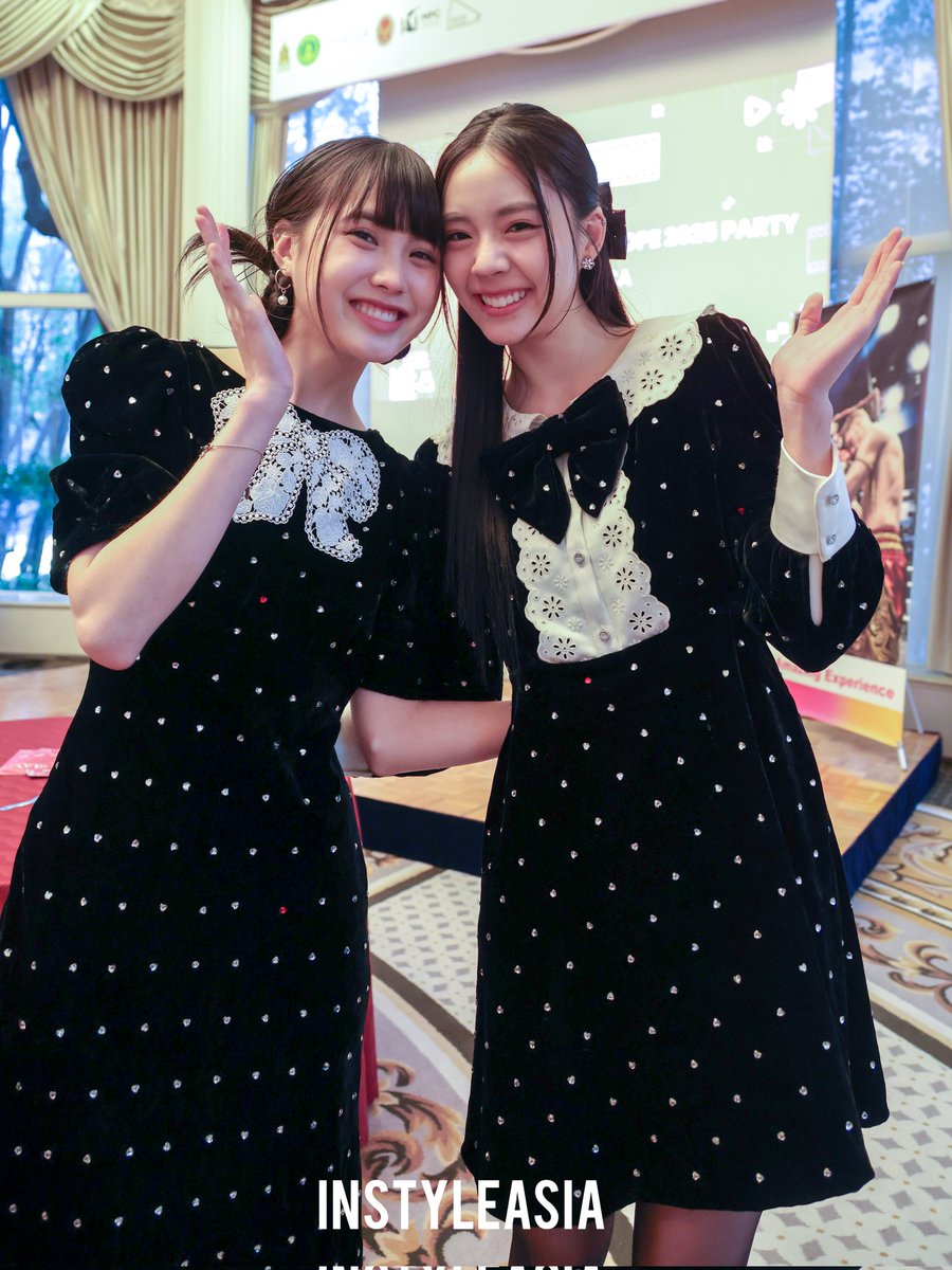 instyleasia's tweet photo. Actor "Earn Earn" Fatima Dechawaleekun with "Fairy" "Kirana Pipityakorn, two lead actors from a Thai film "Flat Girls " at the Thailand Night during 20th Osaka Asian Film Festival.
#EarnEarn #FairyKirana #FlatGirls #Thaimovie #OAFF2025 #大阪アジアン映画祭 #INSTYLEASIA https://t.co/YEyPPnvEcN