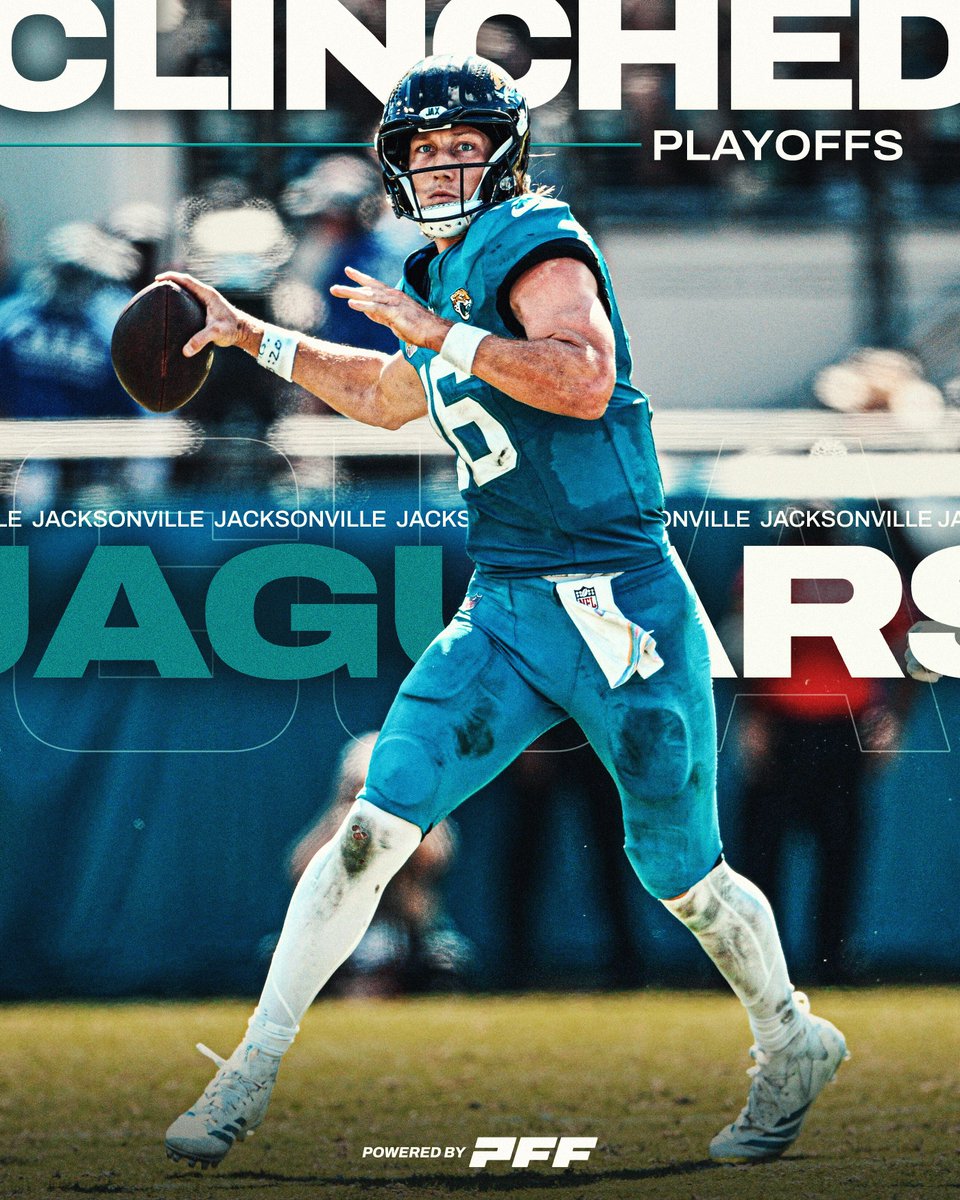 THE JACKSONVILLE JAGUARS ARE IN THE PLAYOFFS

First playoff berth since 2022 🐆