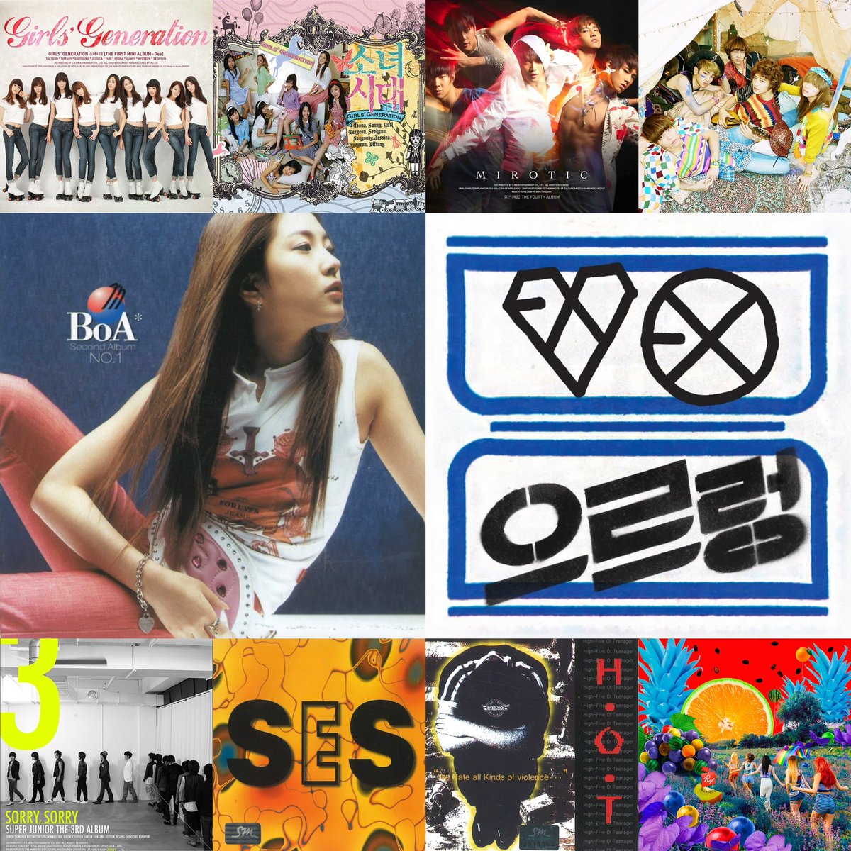 Melon K-POP歴代名曲TOP20の半数がSM...歌手育成力と音楽性は最高だよね👏🏻✨

🥇BoA-No.1
🥈EXO-Growl
 5  少女時代-Gee
 6  少女時代-Into The New World
10 東方神起-Mirotic
11  SHINee-Sherlock
12  Super Junior-Sorry,Sorry
14  S.E.S-I’m Your Girl
17  H.O.T- Candy
20 Red Velvet-Red Flavor