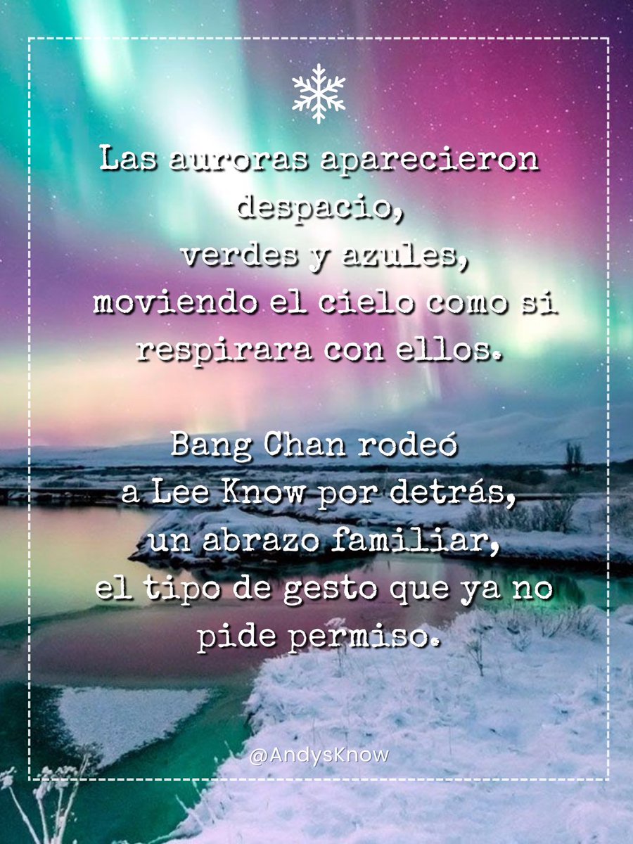 AndysKnow's tweet photo. .  🌨️      .  ✨    *       🌨️ 
*         *    .      🌨️      *    🌨️ .   *
    .🌜   🌨️    *   .    * . ✨       .
         .         .    🌨️      
*         *    .            * 
 *       *
    .              *      .    .         .
__☃️_🏠____

🌙 Eᴘɪ́ʟᴏɢᴏ — Bᴀᴊᴏ ᴇʟ ᴍɪsᴍᴏ ᴄɪᴇʟᴏ

@bittyknow 
@ClownCrewAlfa 
@Nomaslimit