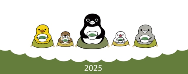 坂崎千春　リトグラフ「ホリデイ」 JR東日本「Suicaのペンギン」の作者・坂崎千春による年末ペンギン感謝