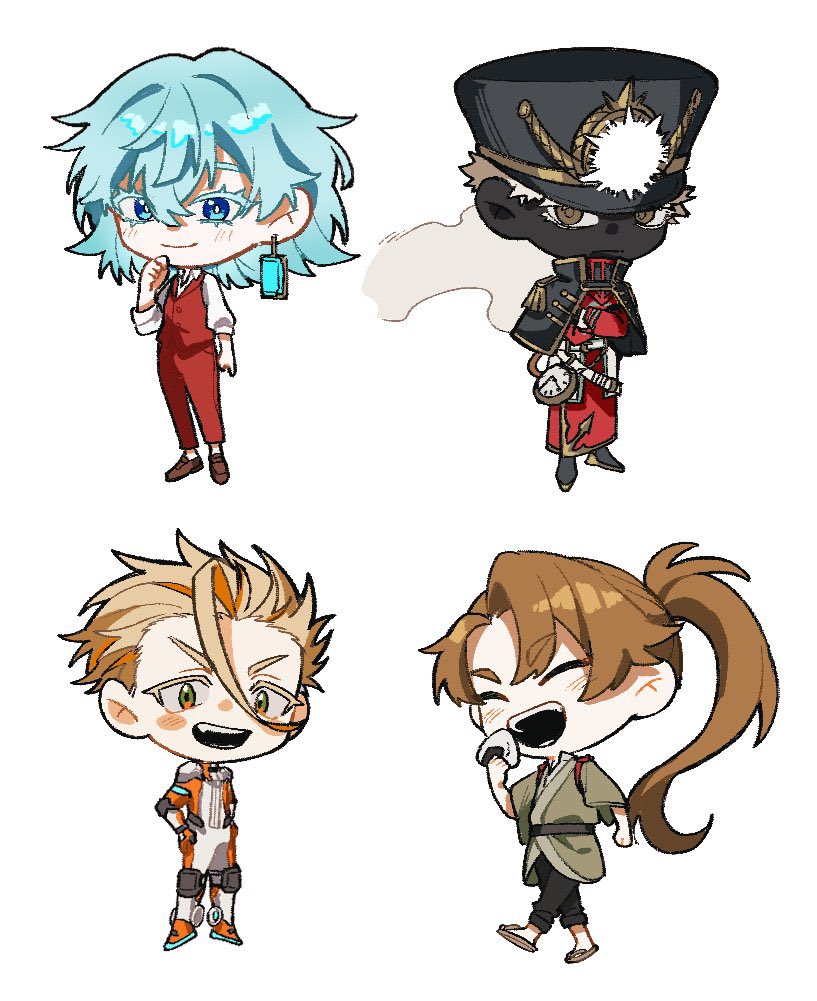 ujikawa_03's tweet photo. デフォルメ練習自キャラたち https://t.co/bkJkTUVob4