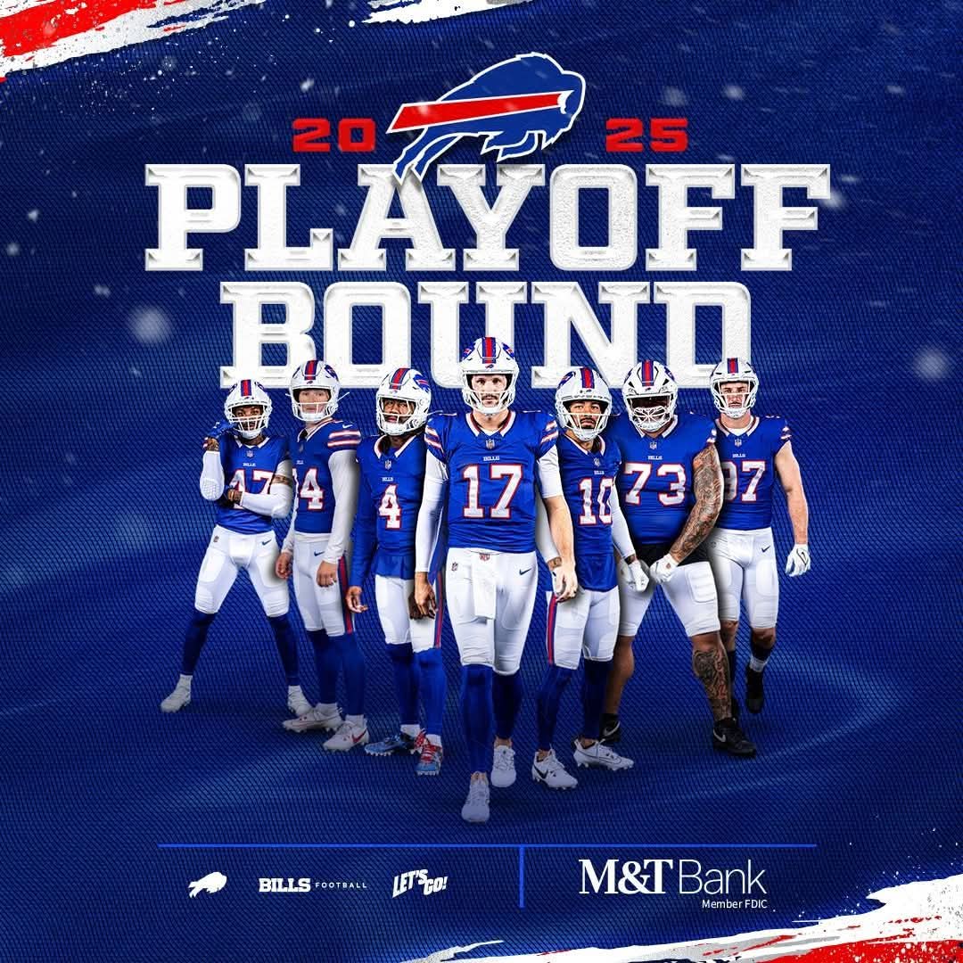 So proud of my team, we deserve to make the playoffs. We went through a lot of adversity and injuries this season.  Sure we may not win the division this year but we have bigger goals in mind. I trust my qb more than any other in thr league.  May the best team win.  Go Bills