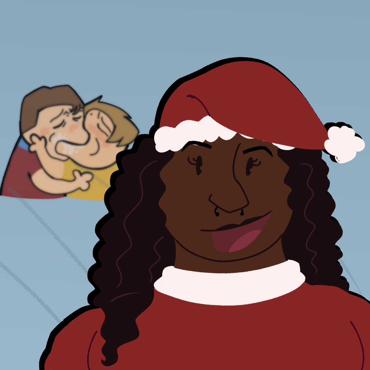 whistlepunkz's tweet image. #leotaadebayo #peacemaker #flagmaker 
She's so holly jolly! Ignore the gay people