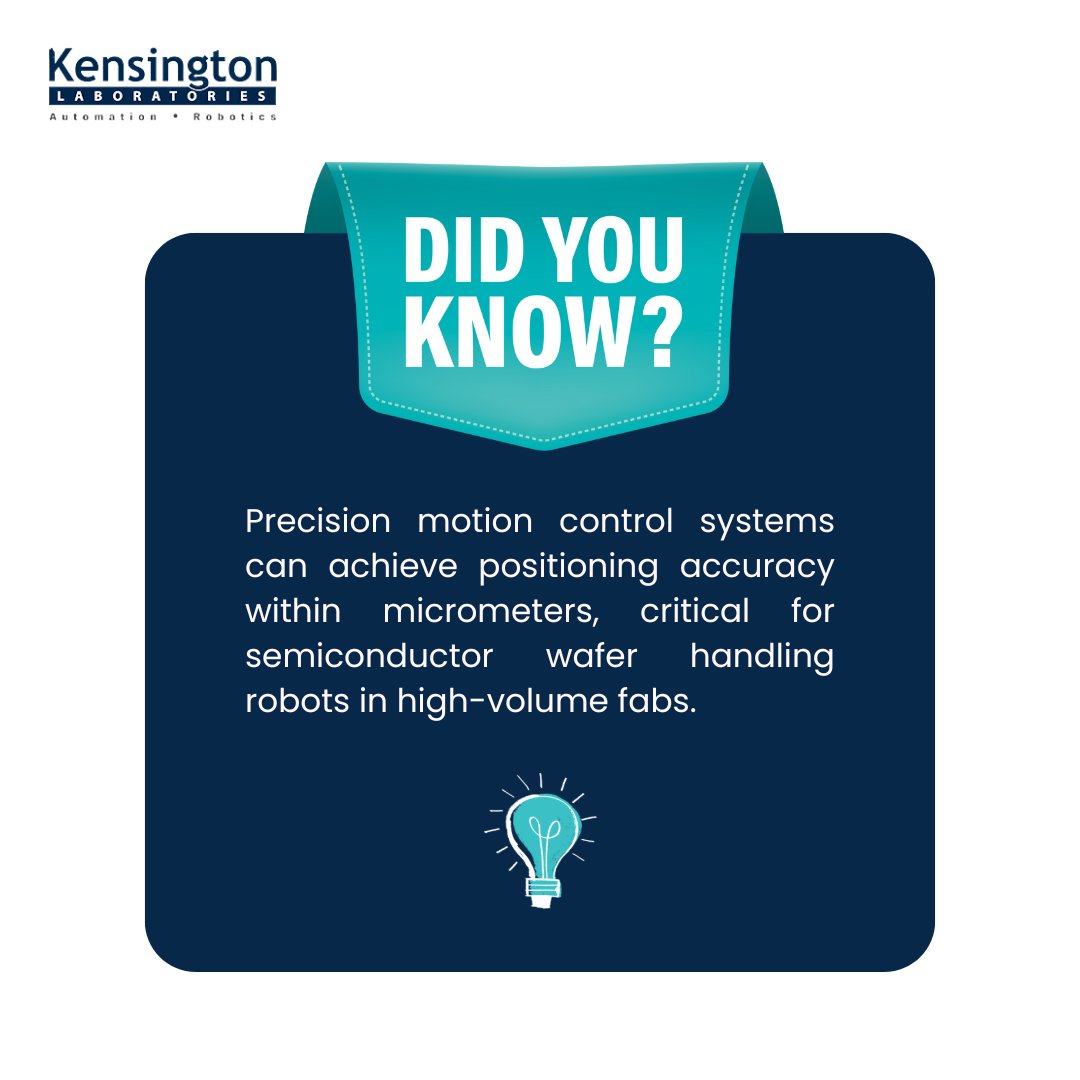 Kensington_Labs's tweet photo. 👉 Request a Quote: https://t.co/CBPlS1bNFC

#PrecisionMotionControl #MotionControlSystems #SemiconductorAutomation #WaferHandling #WaferHandlingRobots #RoboticsAutomation #HighPrecisionMotion #IndustrialRobotics https://t.co/Uy1PJ9Voii