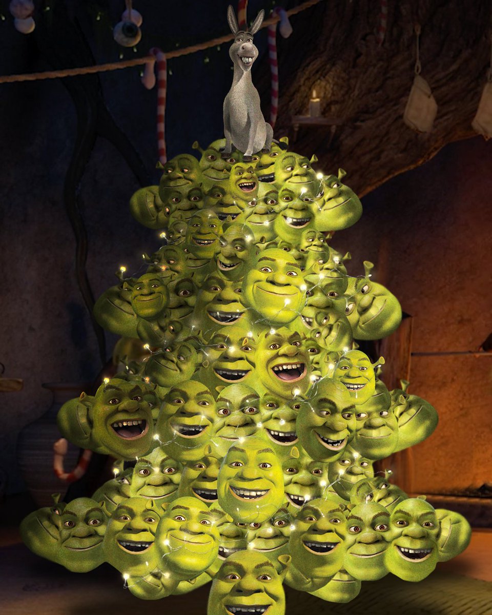 O’ Shrekmas tree, O’ Shrekmas tree.