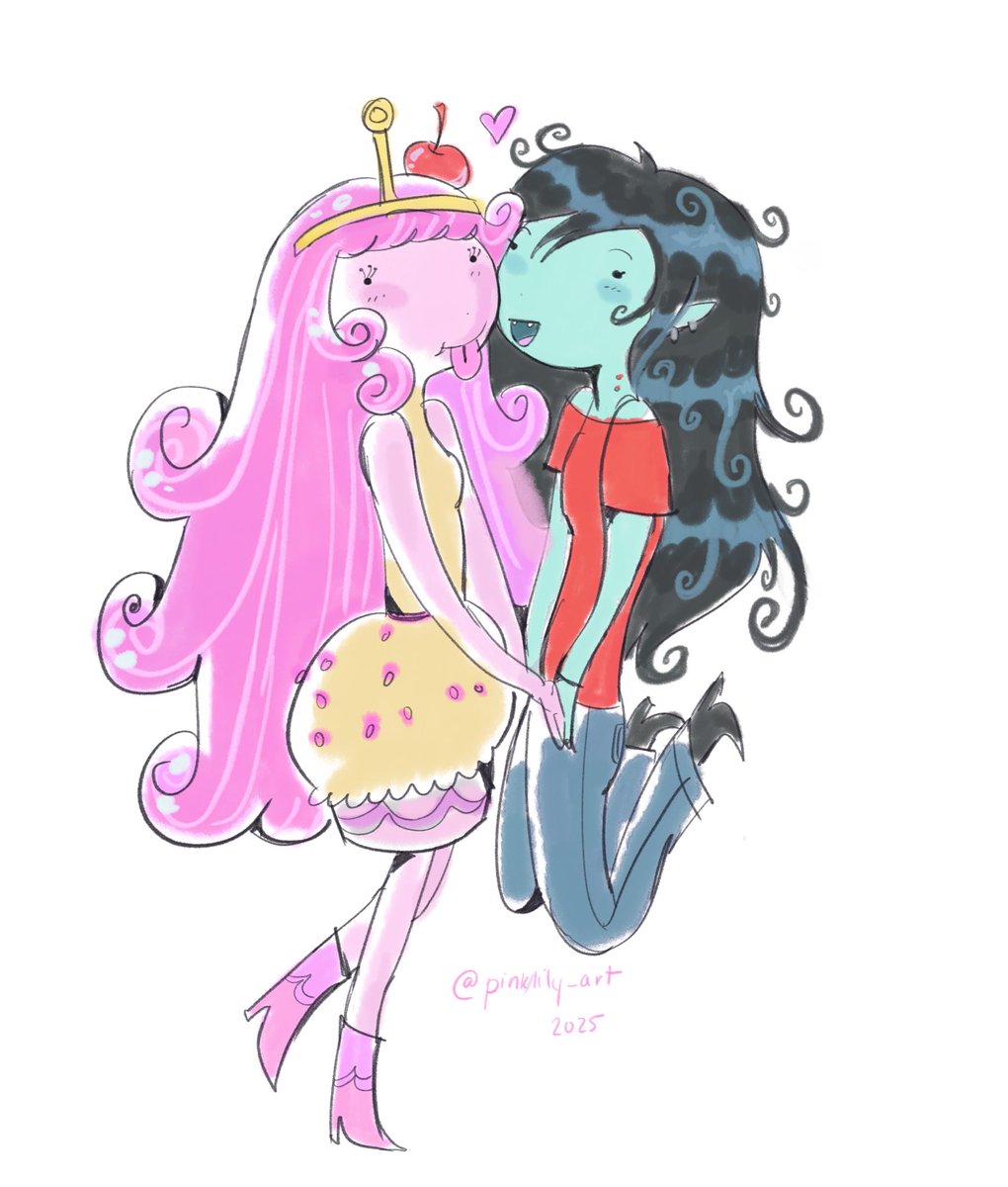 Bubbline doodle again🧁🦇💖