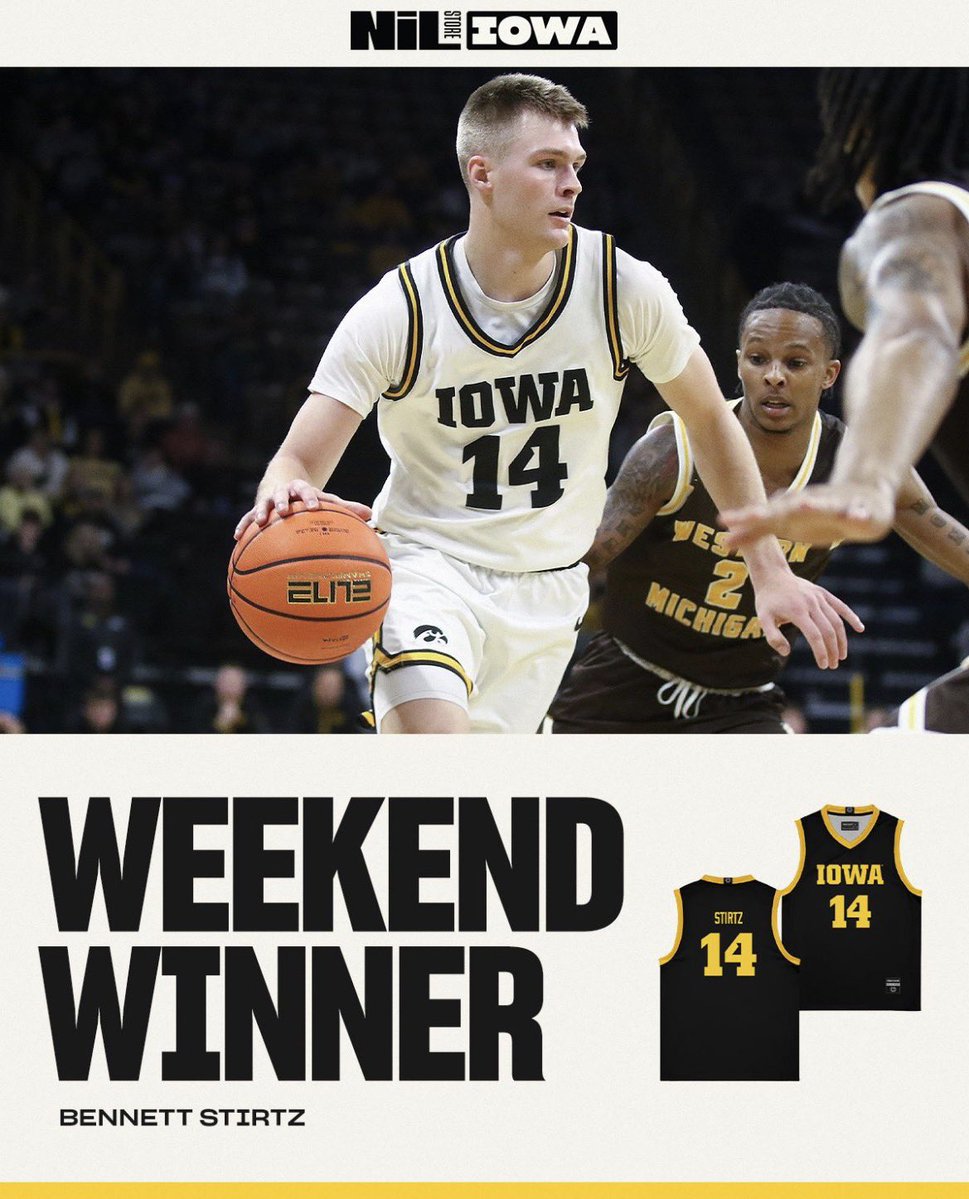 IowaNILStore's tweet image. Moved to 10-2 over the weekend 💪

Shop ➡️ nil.store/iowa/iowa-benn…