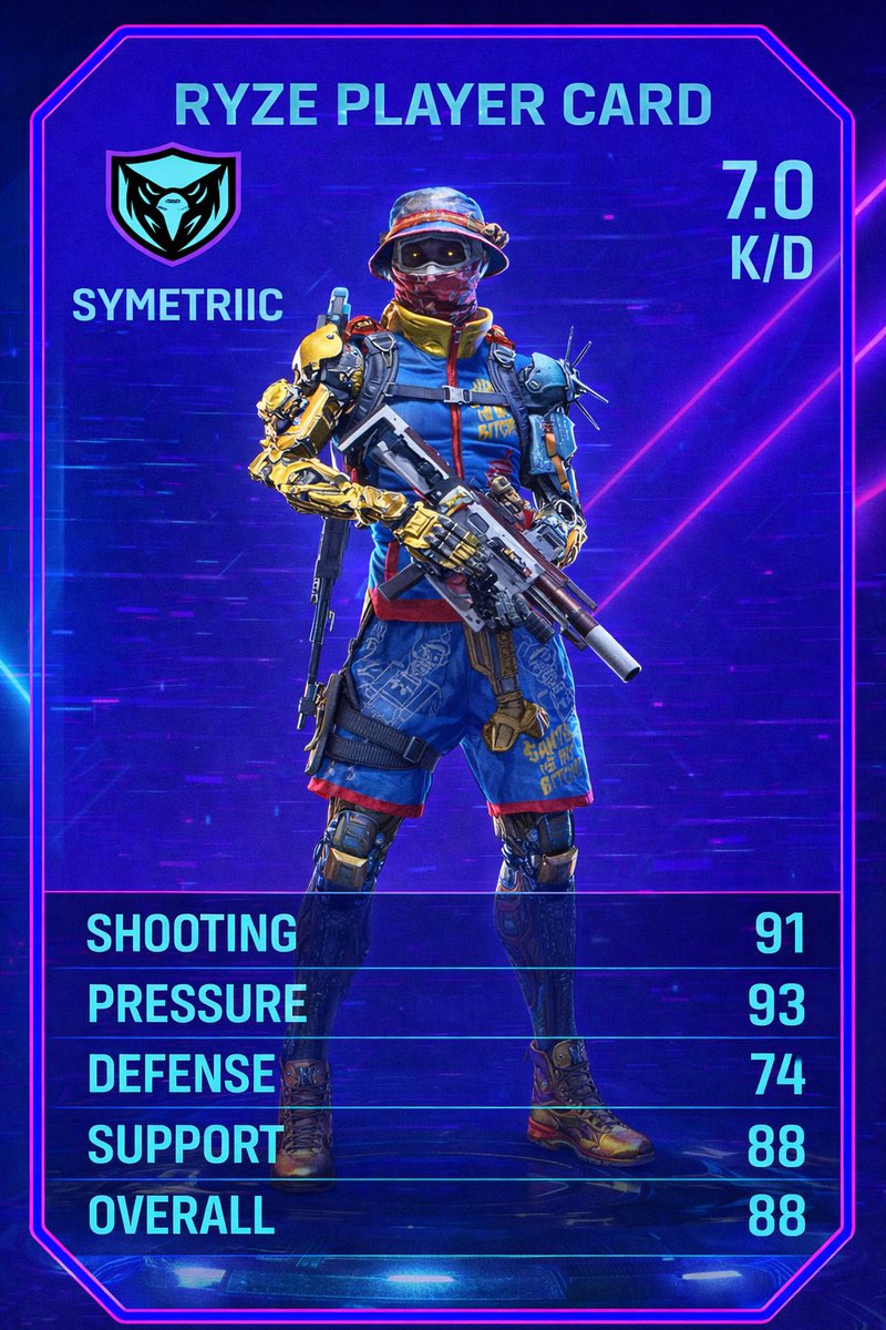 Honored to be apart of <a href="/Ryzee_Gaming/">RyZe Gaming</a> and bringing my competitiveness to the next level , ready to terrorize teardrop with yall boys RyZe up 🦅🤝