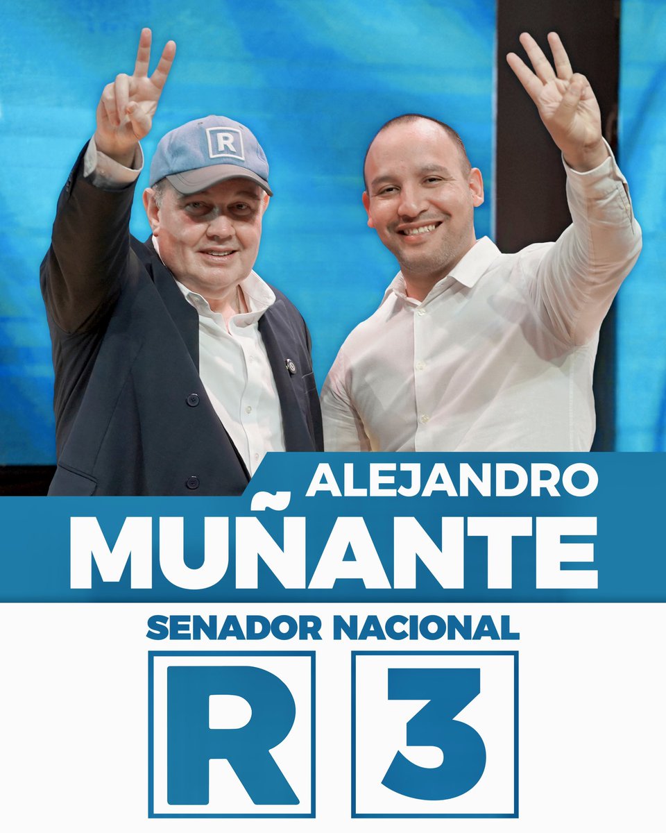 AlejoMunante's tweet photo. 🩵🇵🇪 LA LUCHA CONTINÚA 🔥🔥

Hola amigos, soy ALEJANDRO MUÑANTE, y hoy anuncio mi candidatura al SENADO NACIONAL, con el número 3 por @Renovacion_Peru, partido que, bajo el liderazgo de @rlopezaliaga1, aspira a gobernar el país con una identidad clara y sin complejos: DERECHA CRISTIANA.

En la campaña anterior hice una promesa firme al país: defender la VIDA, la FAMILIA y la LIBERTAD. No fue un discurso vacío ni una consigna electoral. Fue un compromiso moral, político y espiritual que, con la ayuda de Dios, he cumplido con coherencia y determinación hasta el día de hoy, incluso cuando hacerlo significó enfrentar menosprecio, ataques y calumnias.

Y con esa fuerza, con esa fe y con esa pasión, llevaré esta lucha al SENADO, desde donde seguiremos enfrentando la agenda progresista, comunista y globalista que pretende capturar la mente y el corazón de nuestros hijos y arrebatarnos nuestra libertad.

Esta no es solo una candidatura.
Es la CONTINUIDAD de una lucha.
Es la confirmación de un LLAMADO.
Es la VOZ de una mayoría que no se rinde.
Es el Perú que ama la vida, que honra su patria y que defiende a su familia.

🇵🇪 ¡Vamos por más! #R3

#AlejandroMuñante
#SenadoNacional
#RenovaciónPopular
#VidaFamiliaLibertad
#VamosPorMás
#RLA