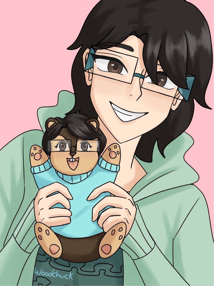 Woodchuck_Seven's tweet photo. I redrew my profile picture that I made last year.
First pic last year, second pic is this year.

My art has really improved since then, I'm super happy with all the improvements.

#digitalart #Redraw https://t.co/9I8gEFdKxM