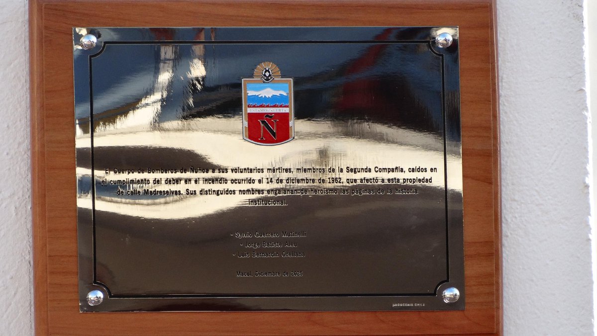 Cuerpo de Bomberos de Ñuñoa tweet media