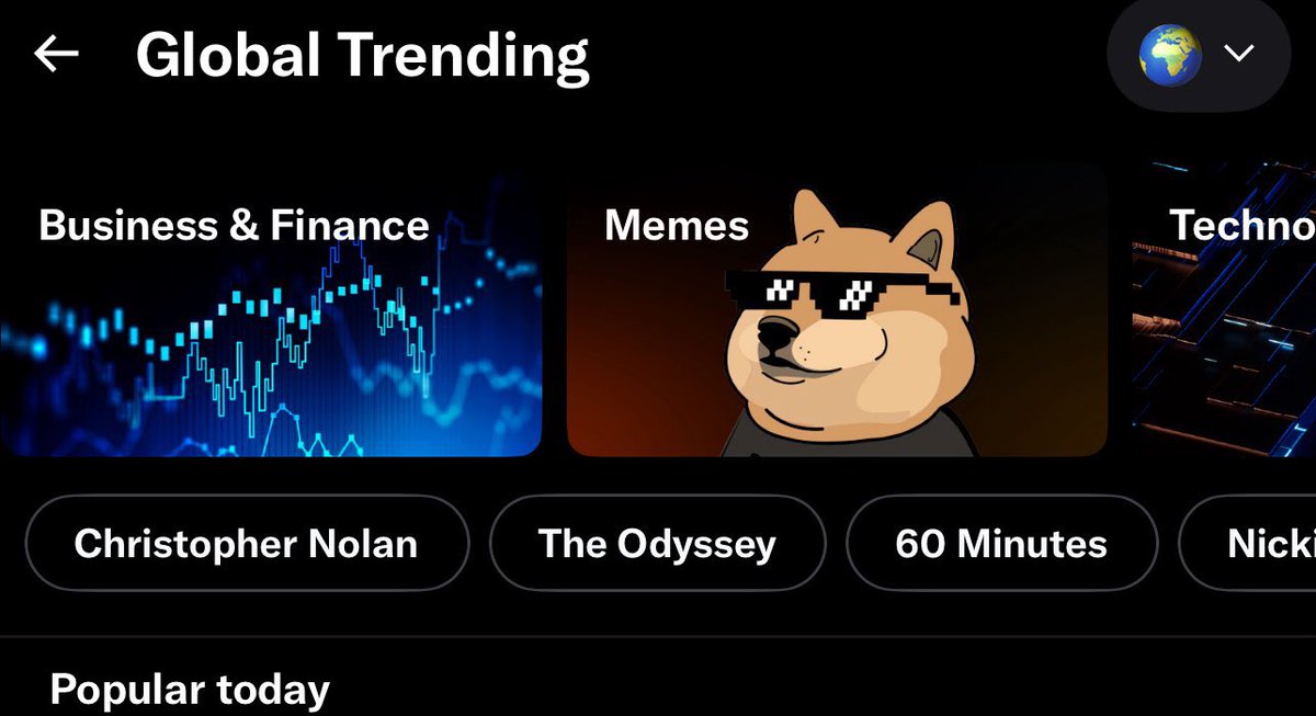 bleshgod's tweet image. X now has an official Memes page.

500 million people see it every day the moment they open the app.

This is the most bullish thing I’ve ever seen for memes.

$MEMES is the ticker

thanks @elonmusk for this PVE coin.

9RgsMRGBjJMhppZEV77iDa83KwfZbTmnXSuas2G1pump