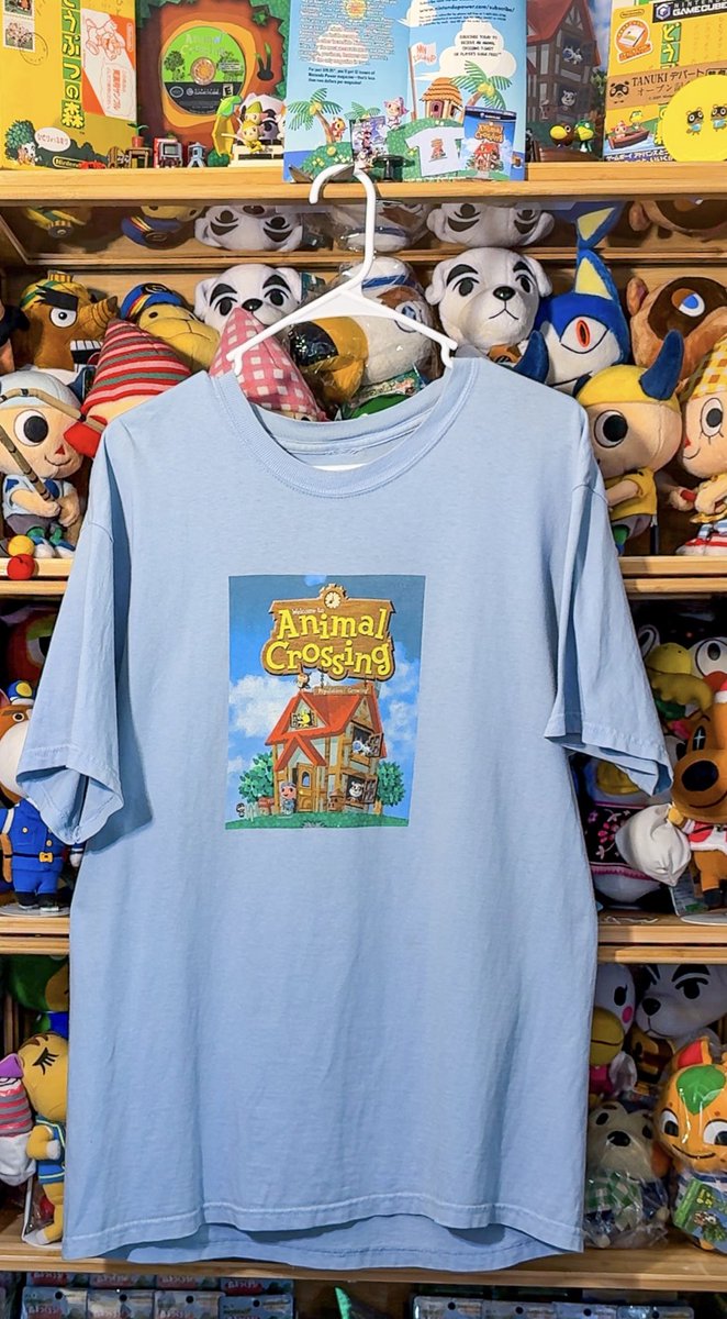 cozyberru's tweet image. Nintendo Power animal crossing shirt