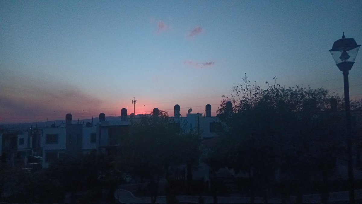 Adiós al atardecer de este 22 de diciembre en rancho #Aguascalientes, image size:1200x676