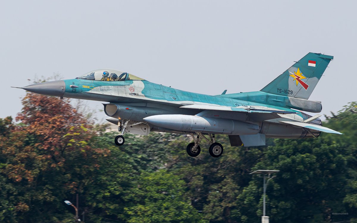 tkmtomorixwb's tweet image. Indonesian Air Force
TS-1629
General Dynamics F-16C Fighting Falcon