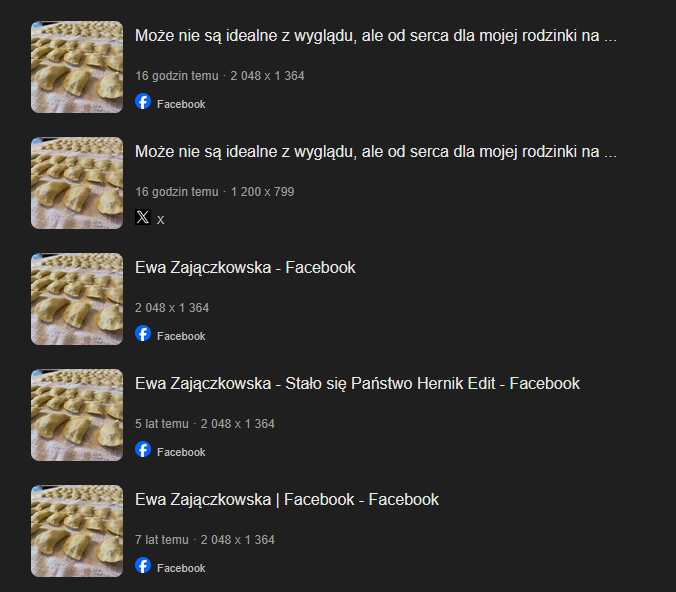 <a href="/EwaZajaczkowska/">Ewa Zajączkowska-Hernik</a> Ewka nie rób sobie jaj...
Wrzucasz zdjęcia pierogów zrobionych 7 lat temu? 
Coś długo przeleżały w zamrażarce...