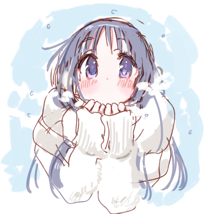 スヌードくぐりし縁ちゃん