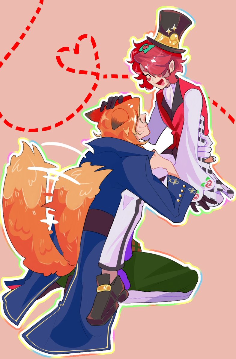 🦊🍰 ⋆｡𖦹°⭒˚｡⋆
“the way you look up at me is so adorable
it just kills me, it's almost illegal~”
happy 800 days of fellowmine! ❤︎
-
©️WiffySniff #twst夢